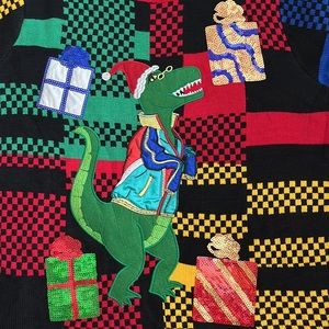 Holiday Time Unisex Adult Multicolor Ugly Christmas Pullover Sweater Size‎ 2XL